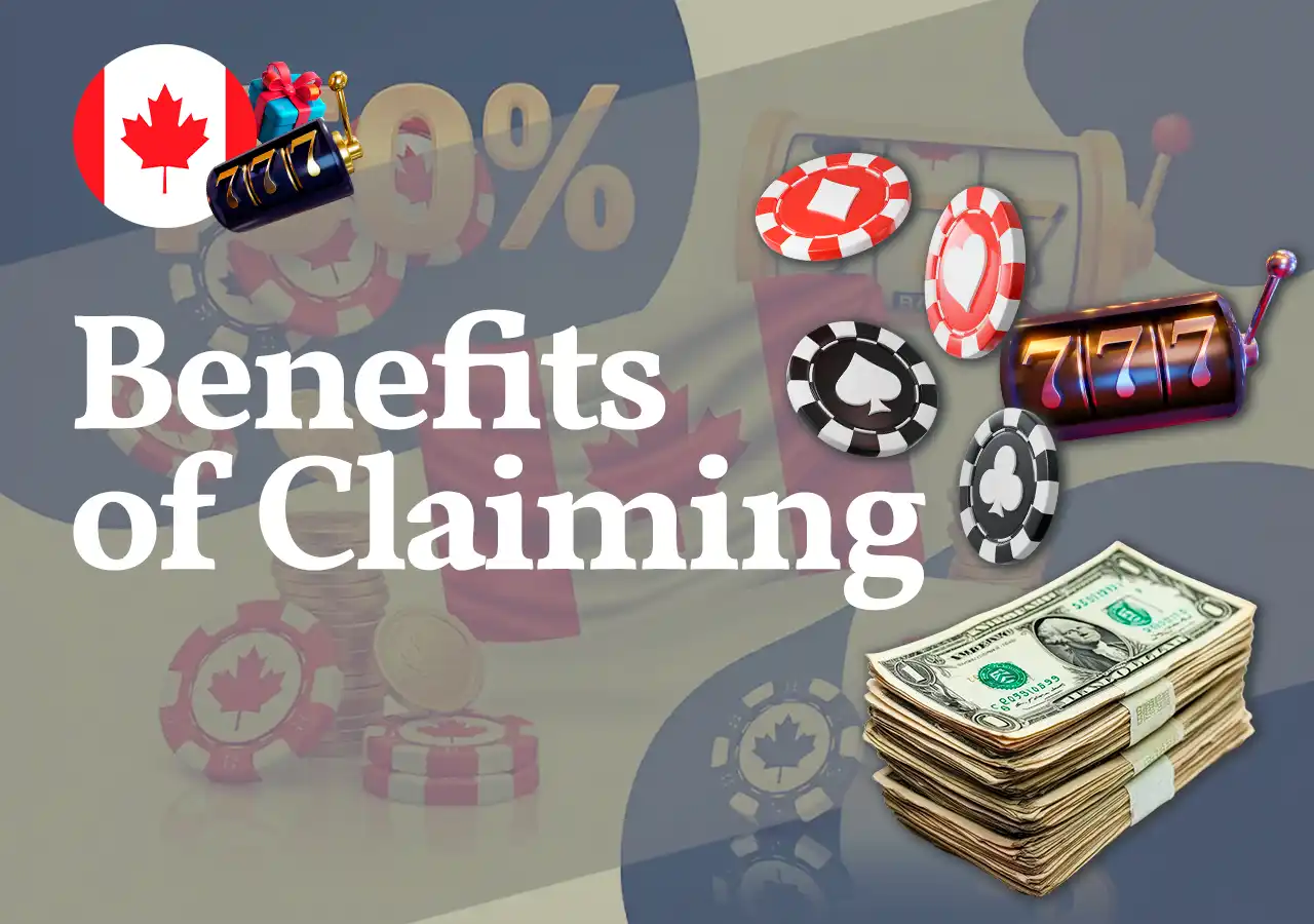 Benefits of claiming 150 free spins for $1 in Canada